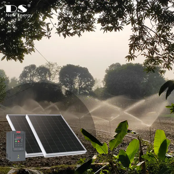 292.3kW Güneş Paneli Powered 160kW AC Su Pompası Sistemi Dayanıklı Toprak Raf Yapısı ile